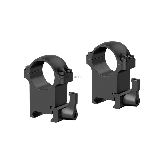 Anelli in acciaio Vector Optics a sgancio rapido da 25,4 mm altezza 31,8 mm