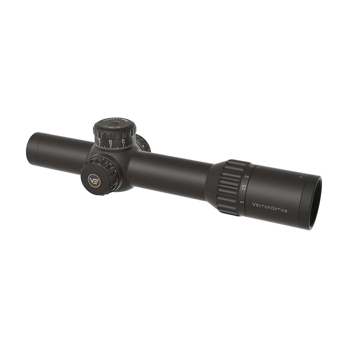 Torrette con zero stop del Vector Optics Continental x10 1-10x28 ED