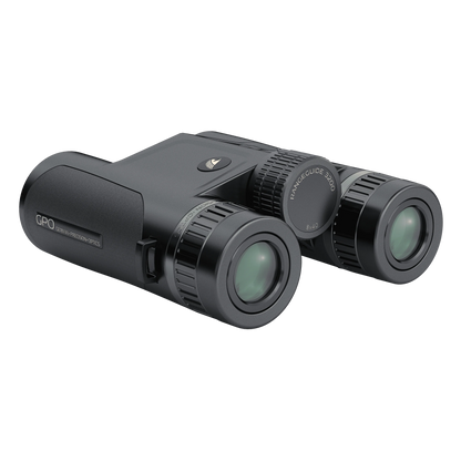 GPO Rangeguide 3200 8x40 binocolo telemetro, vista posteriore di tre quarti
