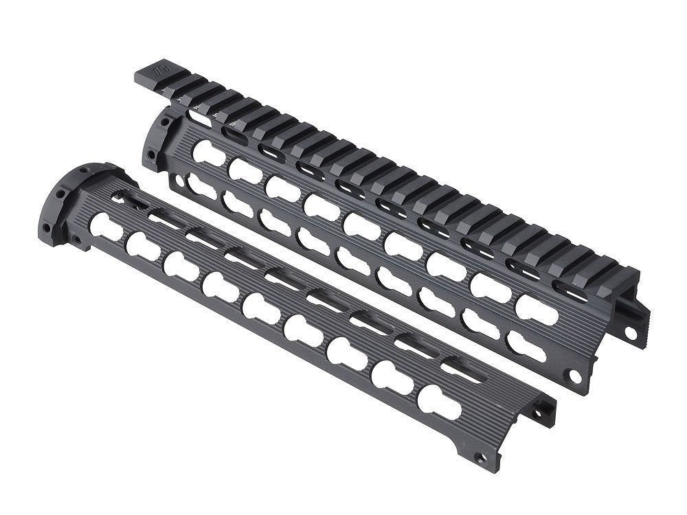 Strike Industries AR Mega Fins / Key-Mod Handguard Rail DROP IN 9" - BK