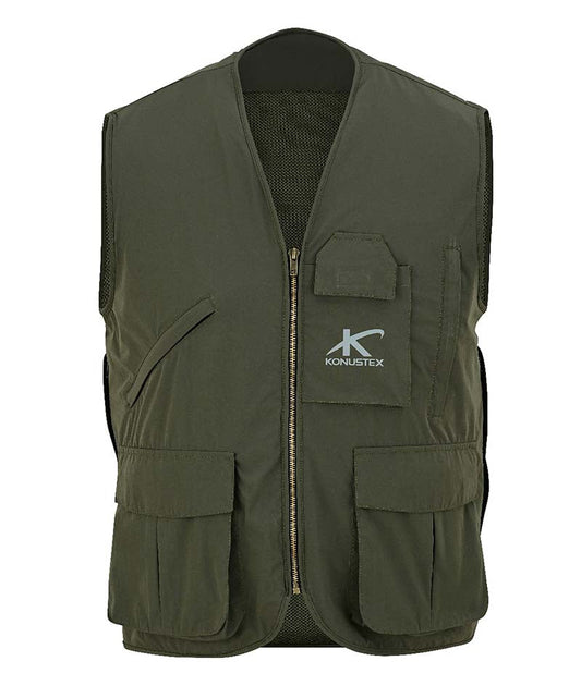 Konustex Verdalis gilet da caccia verde