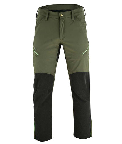 Pantalone da caccia Konustex Nordium Reinforced verde vista frontale