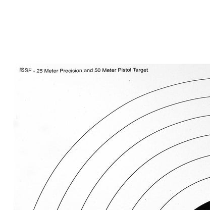 Eemann Tech bersagli ISSF pistola 25 m precisione e 50 m – 100 pezzi