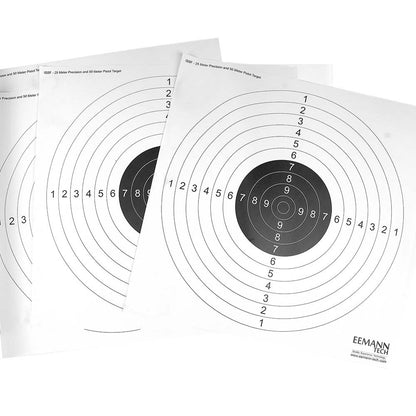 Eemann Tech bersagli ISSF pistola 25 m precisione e 50 m – 100 pezzi