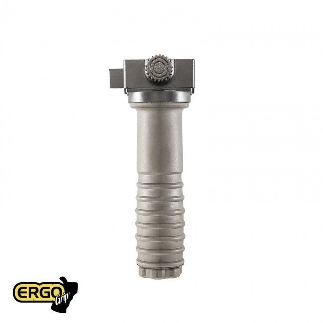 Ergo Straight Broom Handle Xpress Mount Vertical Forward Grip - Olive Drab