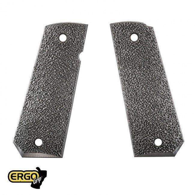Ergo XTR Tapered Bottom Hard Rubber 1911 Grip - Black