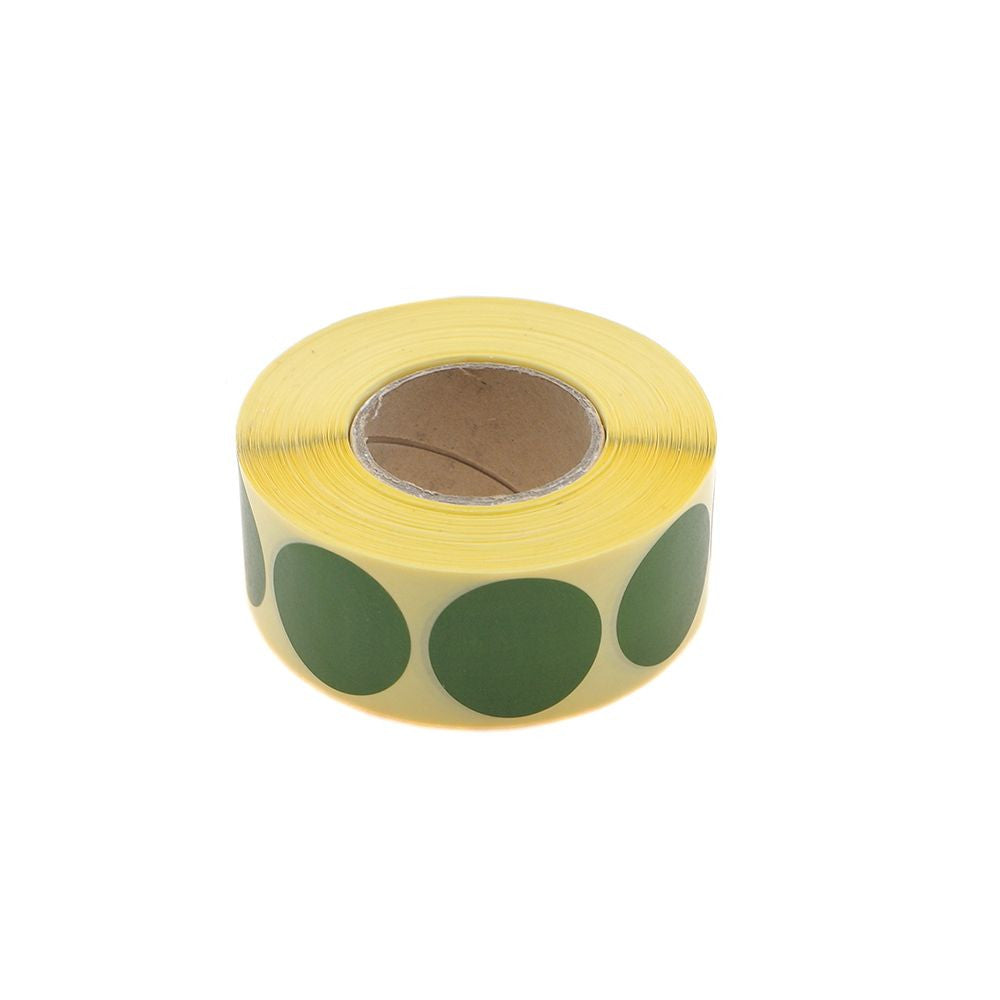 Eemann Tech adesivi copriforo 30 mm – 1000 pezzi Verde