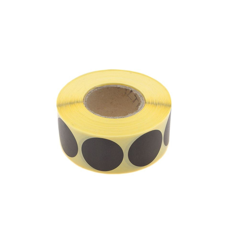 Eemann Tech adesivi copriforo 30 mm – 1000 pezzi Nero