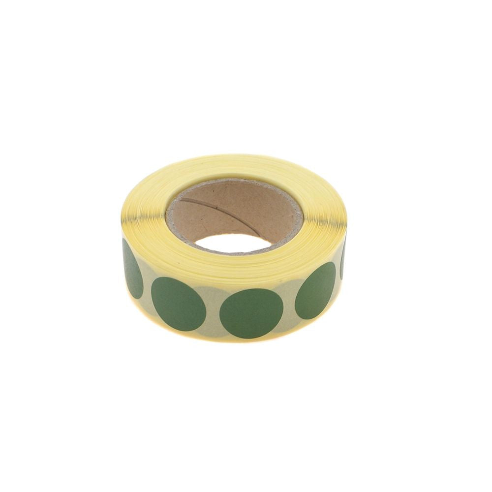 Eemann Tech adesivi copriforo 20 mm – 1000 pezzi Verde