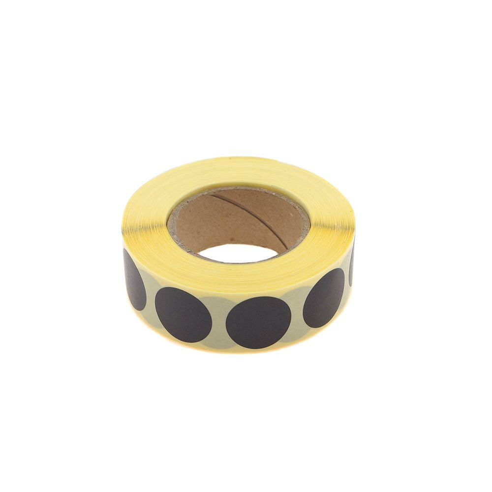 Eemann Tech adesivi copriforo 20 mm – 1000 pezzi Nero