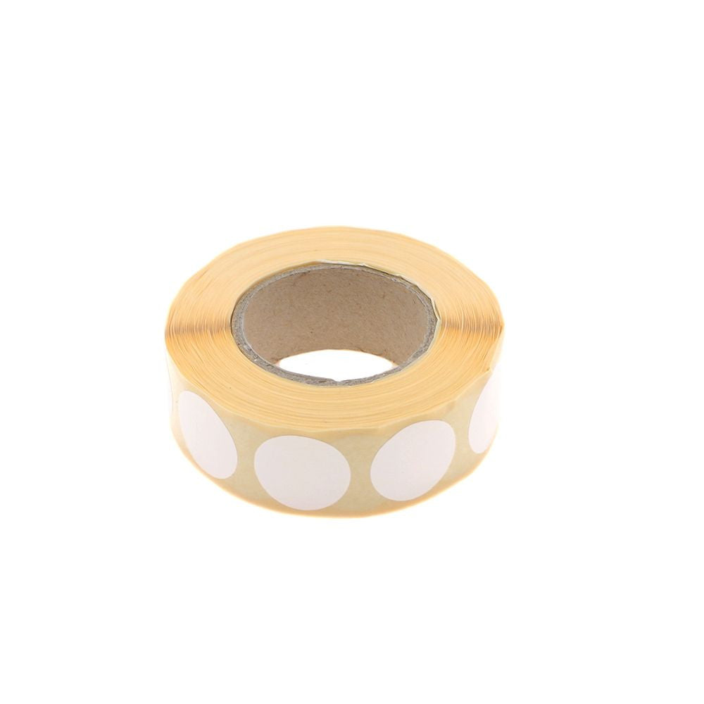 Eemann Tech adesivi copriforo 20 mm – 1000 pezzi Bianco