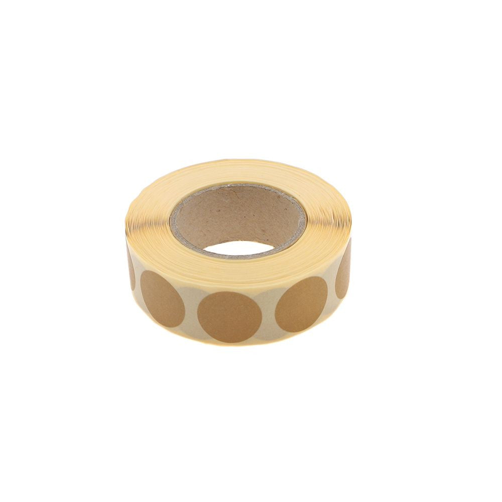 Eemann Tech adesivi copriforo 20 mm – 1000 pezzi Tan