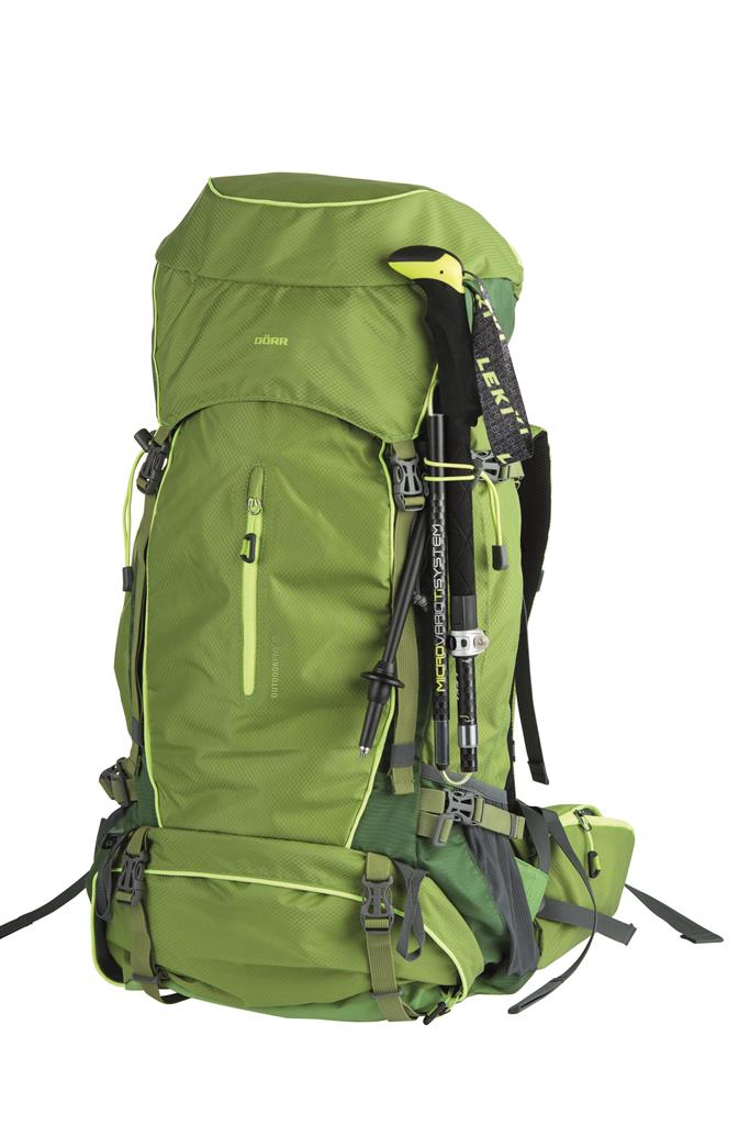 Dörr Outdoor Pro 65 + Pro 15 set due zaini verdi
