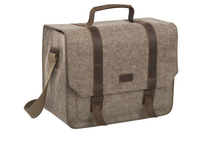 Dörr Ranger borsa Large per foto e caccia marrone in feltro e pelle