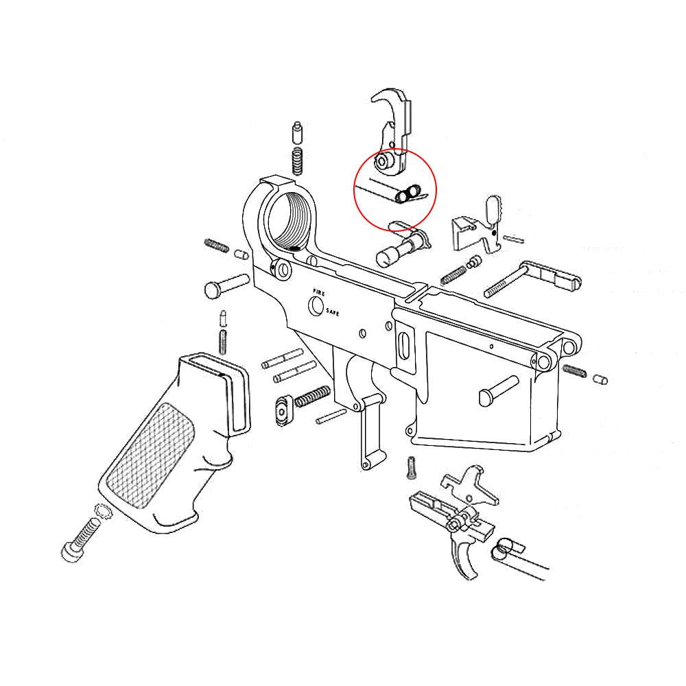 Eemann Tech molla del cane per AR-15