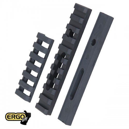 Ergo 10 Slot Aluminum Rail Mounting Platform With Radiused Adapter Base