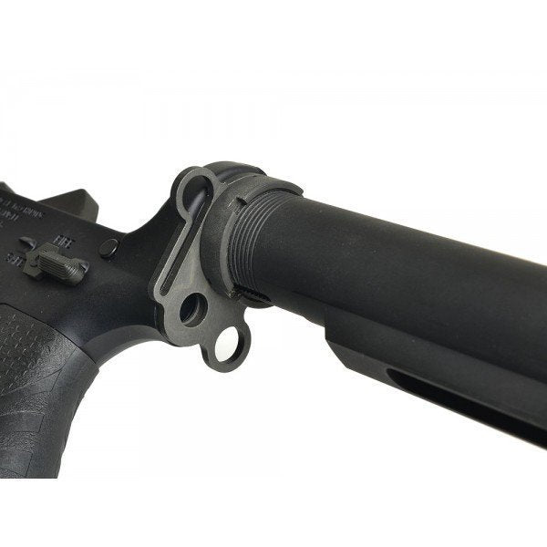 Strike Industries kit receiver extension 7 posizioni con castle nut e QD end plate per AR-15, immagine 2 di 10