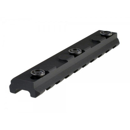 Strike Industries sezione rail KeyMod in alluminio 9 slot per pannello a 45°, dettaglio 3