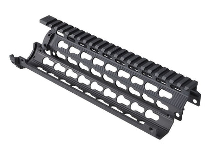 Strike Industries AR Mega Fins / Key-Mod Handguard Rail DROP IN 9" - BK