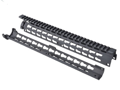 Strike Industries handguard Mega Fins Drop-In KeyMod per AR-15 12" nero, immagine 8 di 8