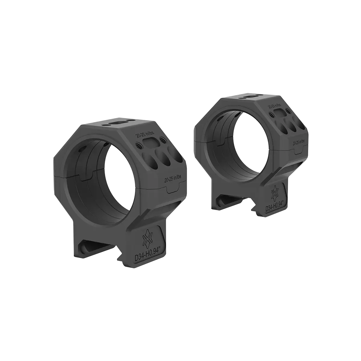 Base Picatinny degli anelli Vector Optics X-MOD 34 mm