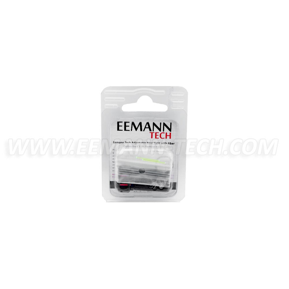 Eemann Tech tacca di mira regolabile con fibra ottica per CZ 75 TS e TS 2