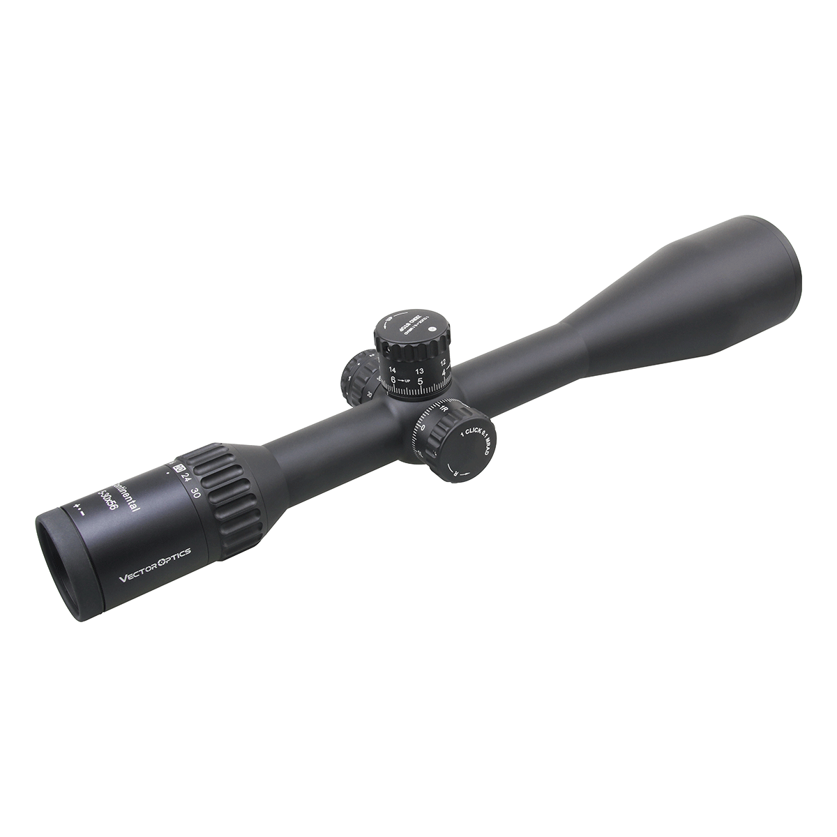 Torrette con zero stop del Vector Optics Continental x6 5-30x56 SFP