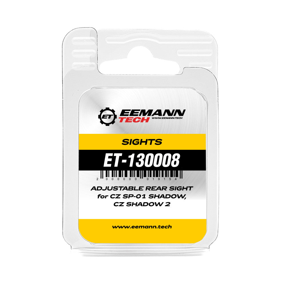 Eemann Tech tacca di mira regolabile per CZ SP-01 Shadow e Shadow 2