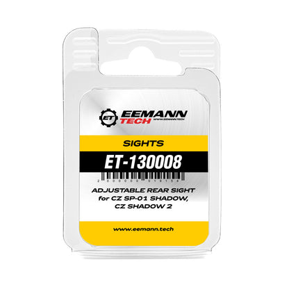 Eemann Tech tacca di mira regolabile per CZ SP-01 Shadow e Shadow 2