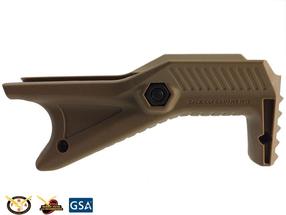 Strike Industries Cobra Tactical Fore Grip FDE per slitta Picatinny, dettaglio 7