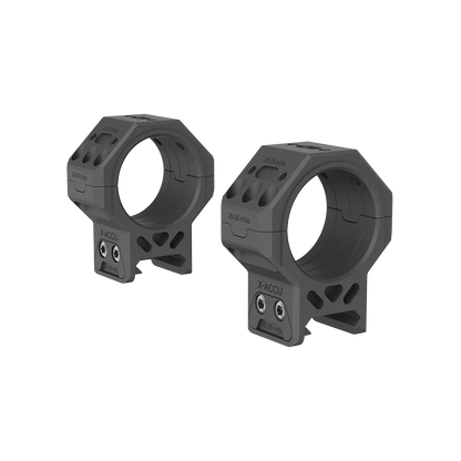 Dettaglio degli anelli X-MOD 34 mm su slitta Picatinny