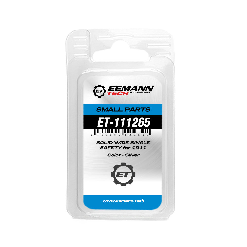 Eemann Tech sicura singola Solid larga per 1911 silver