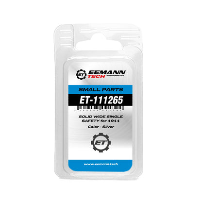 Eemann Tech sicura singola Solid larga per 1911 silver
