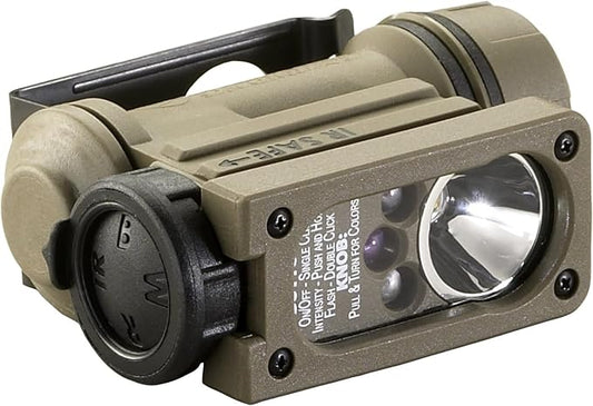 Streamlight Sidewinder Compact II Military Model - torcia con E-mount e fascia a strappo, colore Coyote
