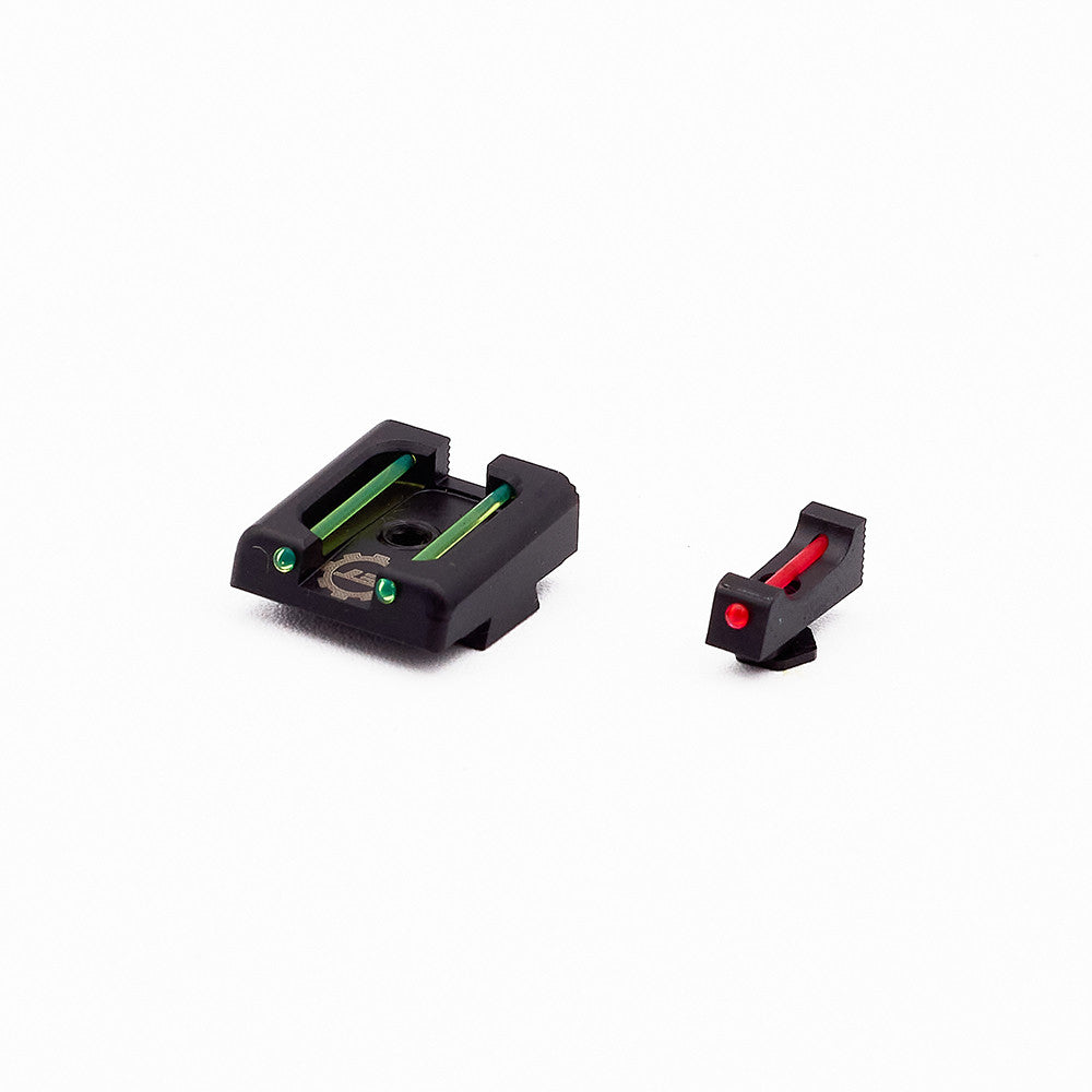 Eemann Tech set mire tattiche in fibra ottica per Glock mirino 1,5 mm