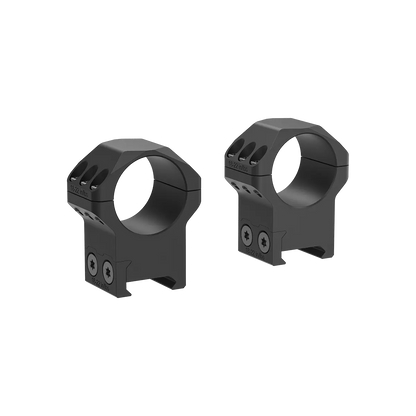 Dettaglio delle sei viti degli anelli X-Accu 30 mm medi