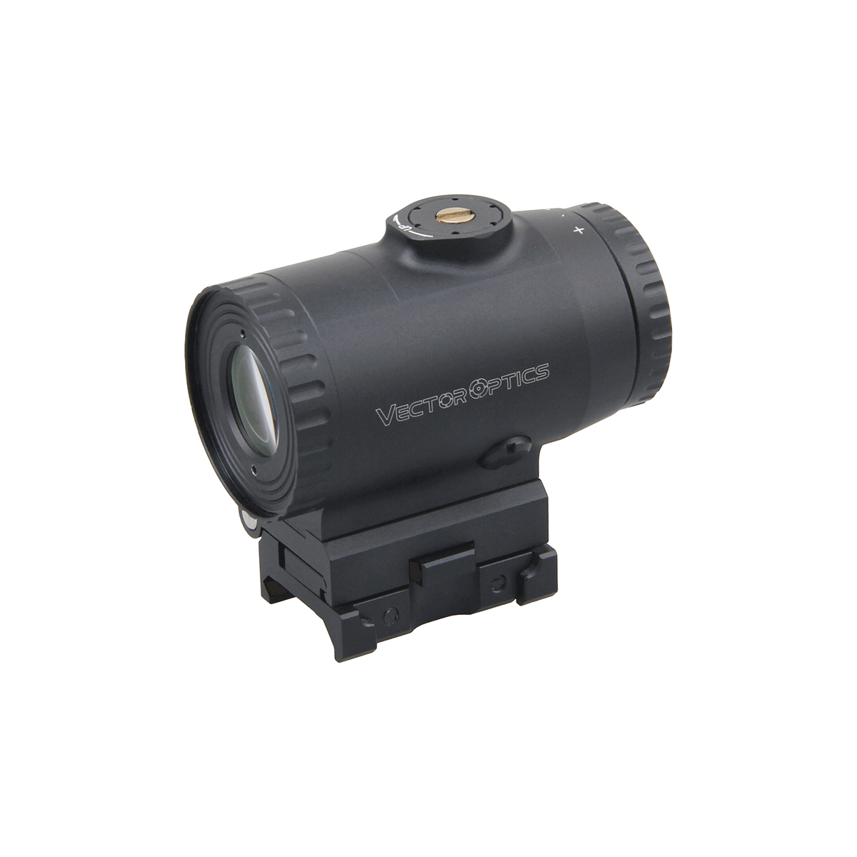 Vector Optics Paragon 3x18 Mini ribaltato lateralmente sull'attacco