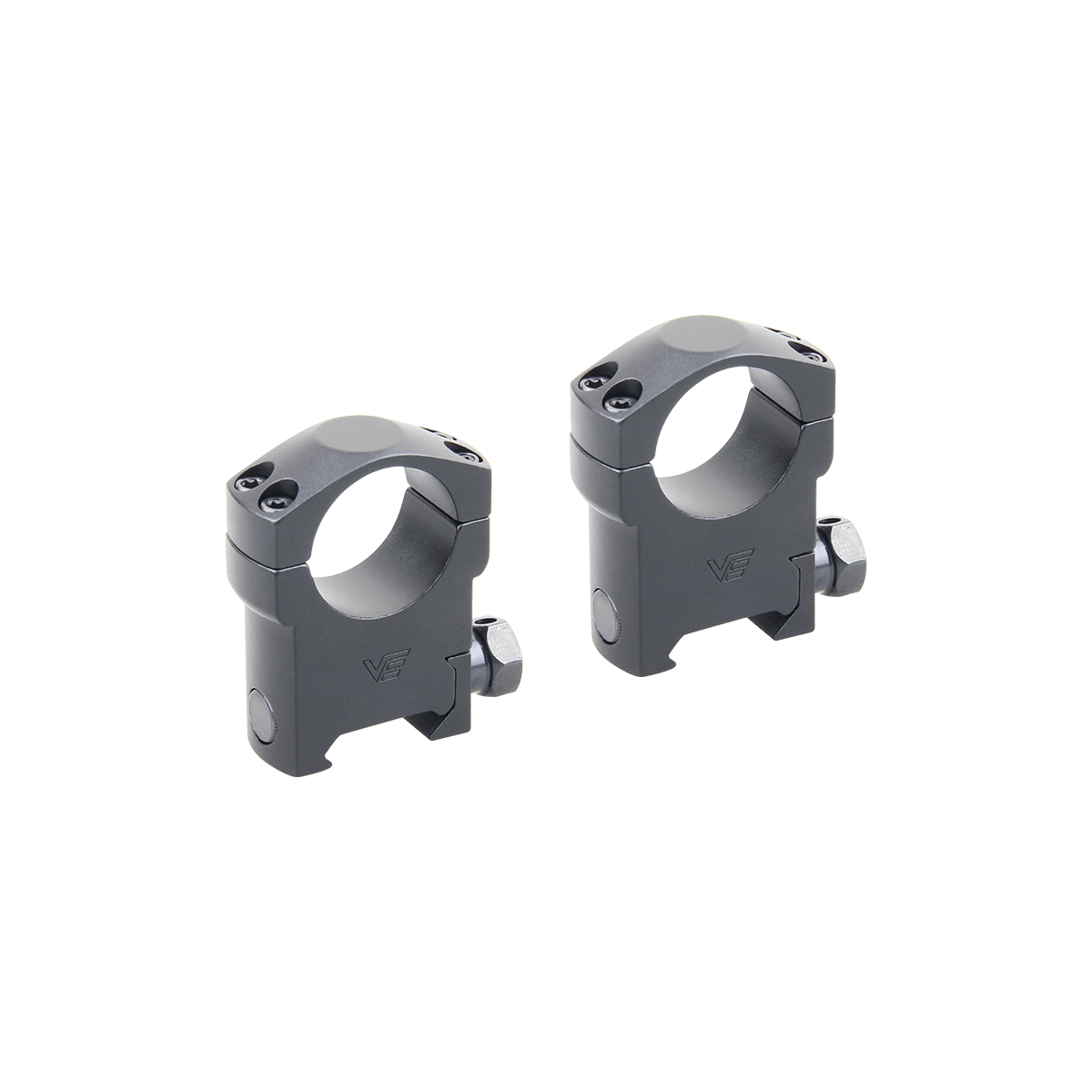 Dettaglio delle viti degli anelli Weaver Vector Optics da 1 pollice