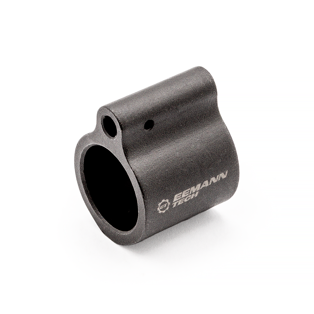 Gas block regolabile Eemann Tech .750 per AR-15 in acciaio black oxide