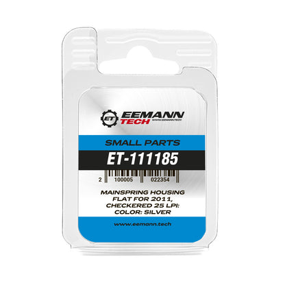 Eemann Tech mainspring housing piatto zigrinato 25 lpi per 2011
