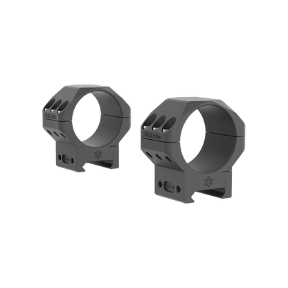 Dettaglio delle sei viti degli anelli X-Accu 34 mm bassi