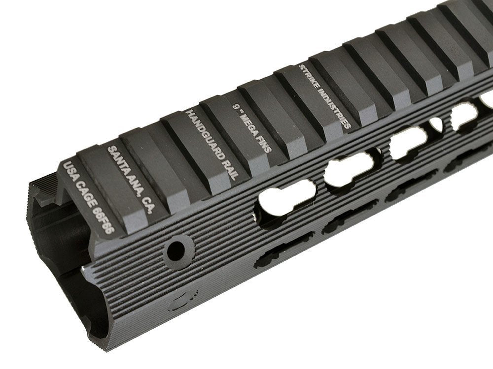 Strike Industries handguard Mega Fins G2 KeyMod per AR-15 9" nero, immagine 2 di 10