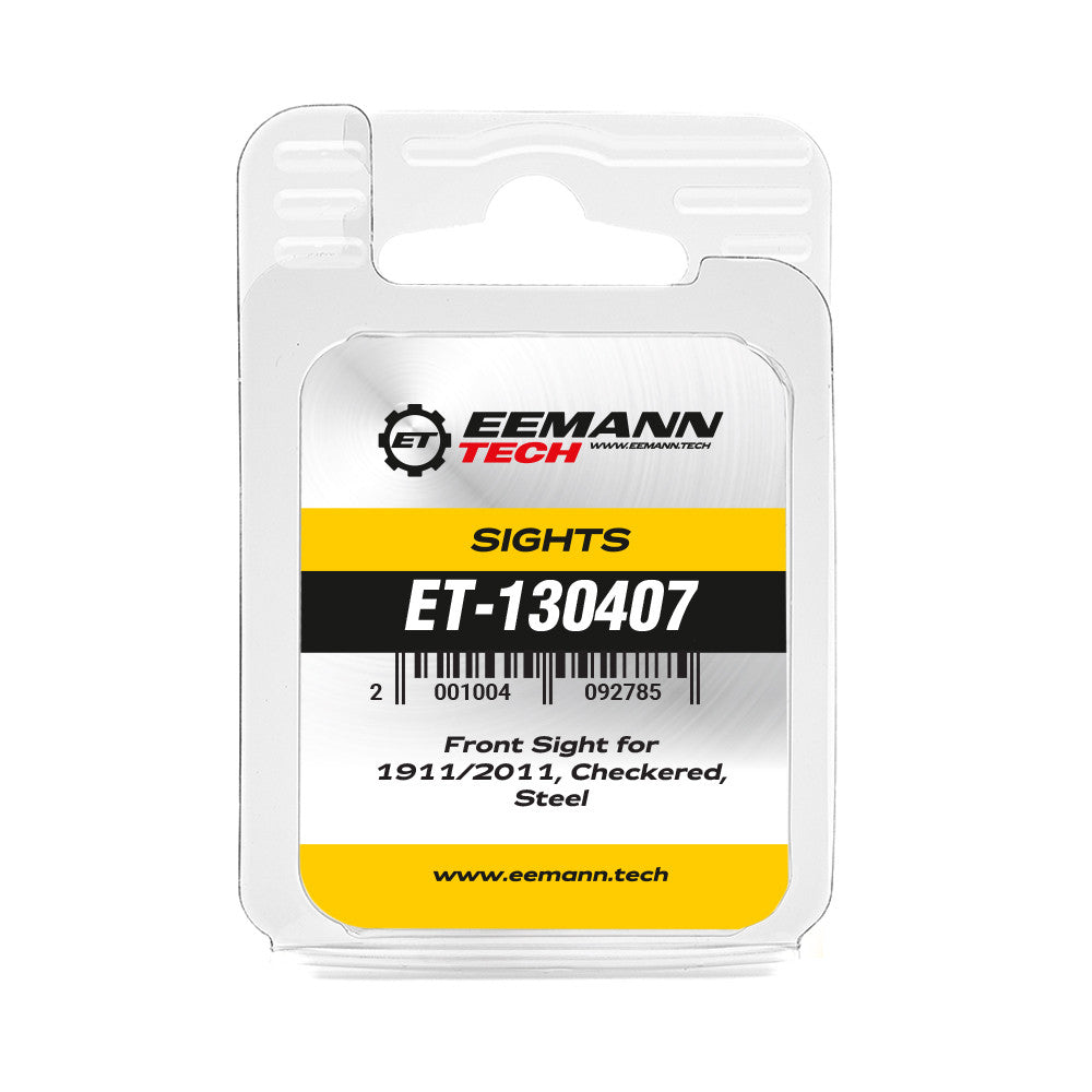 Eemann Tech mirino anteriore zigrinato in acciaio per 1911/2011 H 4,6 mm L 3,2 mm