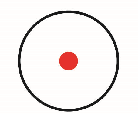 Konus Nuclear-QR-2 red dot 2 MOA vista laterale