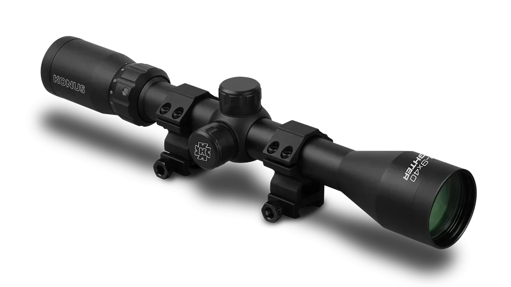Konus Fighter 3-9x40 cannocchiale da puntamento con anelli di montaggio