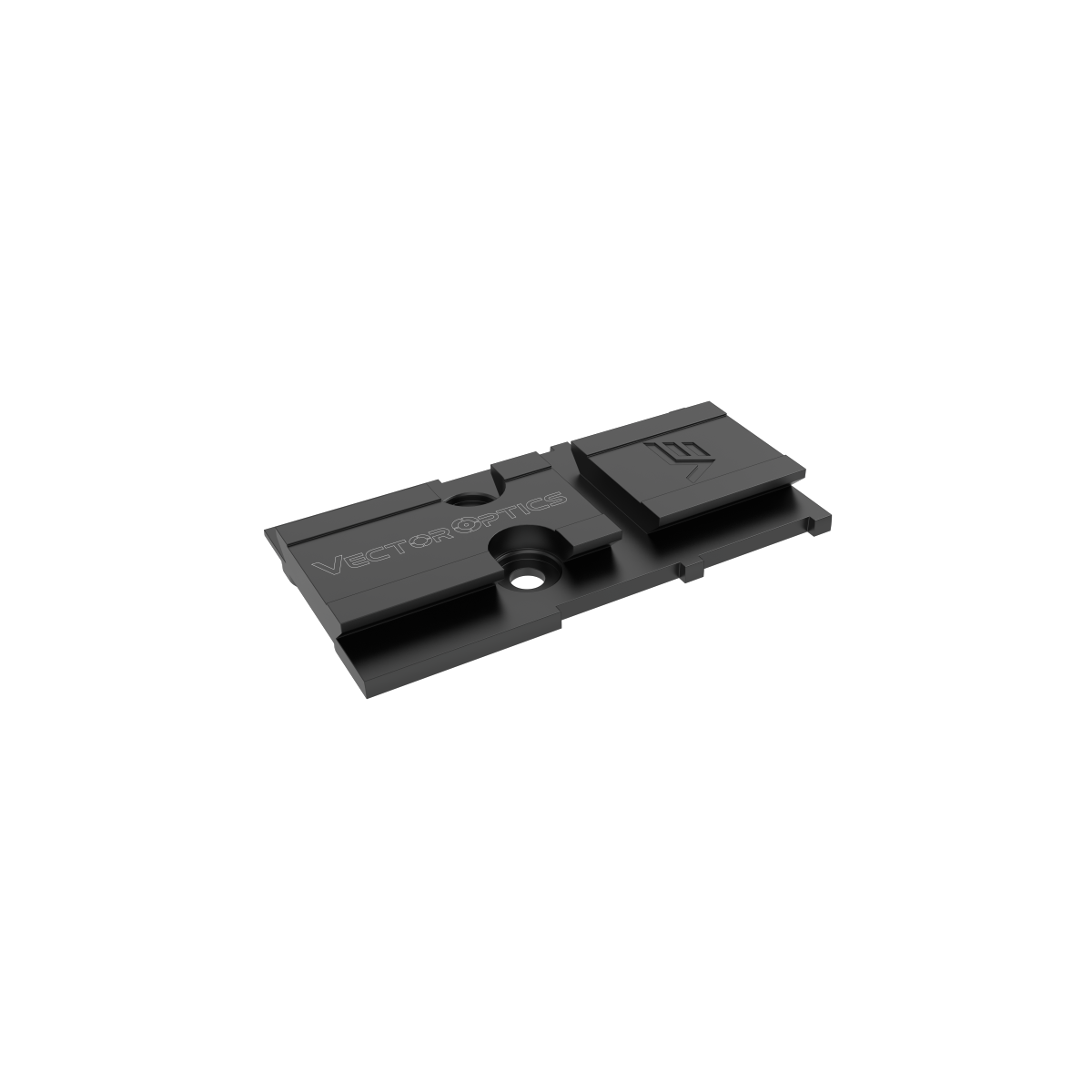 Adattatore MOS-VOD montato sul carrello di una pistola