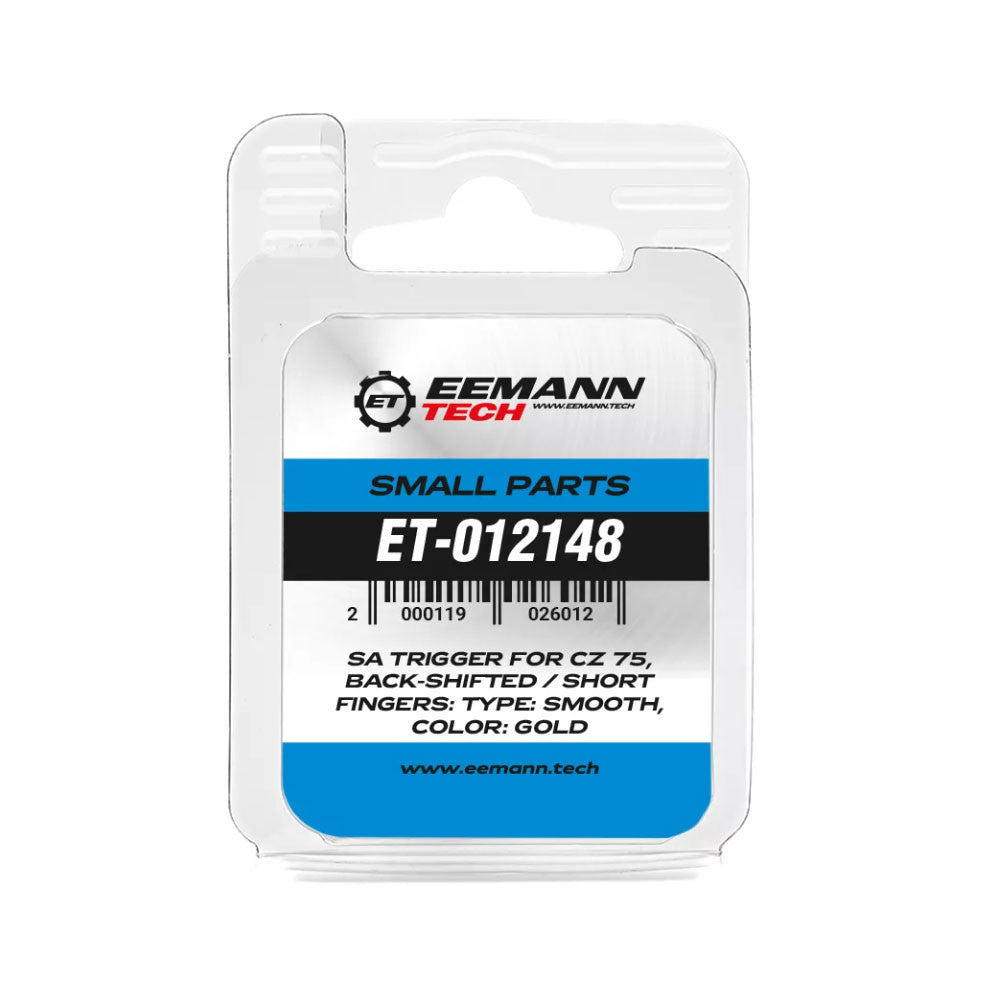 Eemann Tech grilletto SA arretrato (Back-Shifted) liscio nero per CZ 75