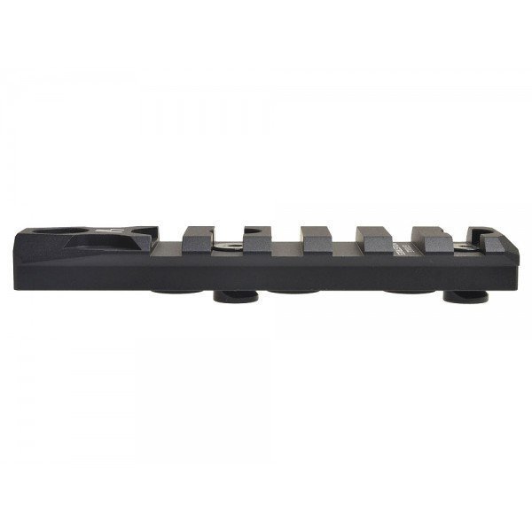 Strike Industries sezione rail KeyMod in alluminio 6 slot con attacco QD, dettaglio 4
