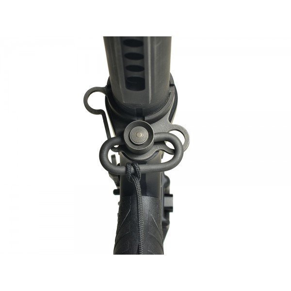 Strike Industries kit receiver extension 7 posizioni con castle nut e QD end plate per AR-15, immagine 7 di 10