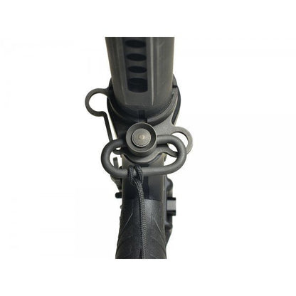 Strike Industries kit receiver extension 7 posizioni con castle nut e QD end plate per AR-15, immagine 7 di 10